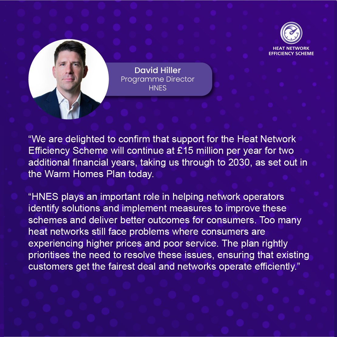 Heat Network Efficiency Scheme (HNES) tweet media