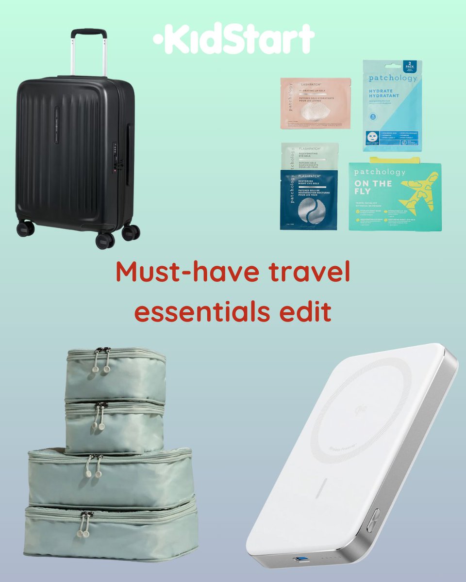 KidStart's tweet photo. Have you got more travels on the cards for 2026? We've picked out 5 must-have travel essentials to bring along on your next journey.
PLUS earn up to 5% back with Space NK, Antler, Boots + more
📲 https://t.co/MAxRqwsJAs https://t.co/JSaWE9ywxL