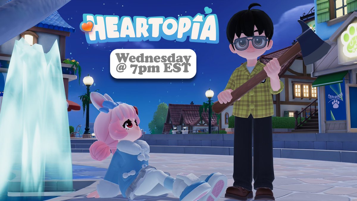 I'm going to try something new today! We're playing Heartopia! A cute and cozy game but I'm just a crazy guy with an Axe. I'm sure it'll go fine!
#Vtuber #heartopia 

twitch.tv/e2myearly
youtube.com/@e2archive