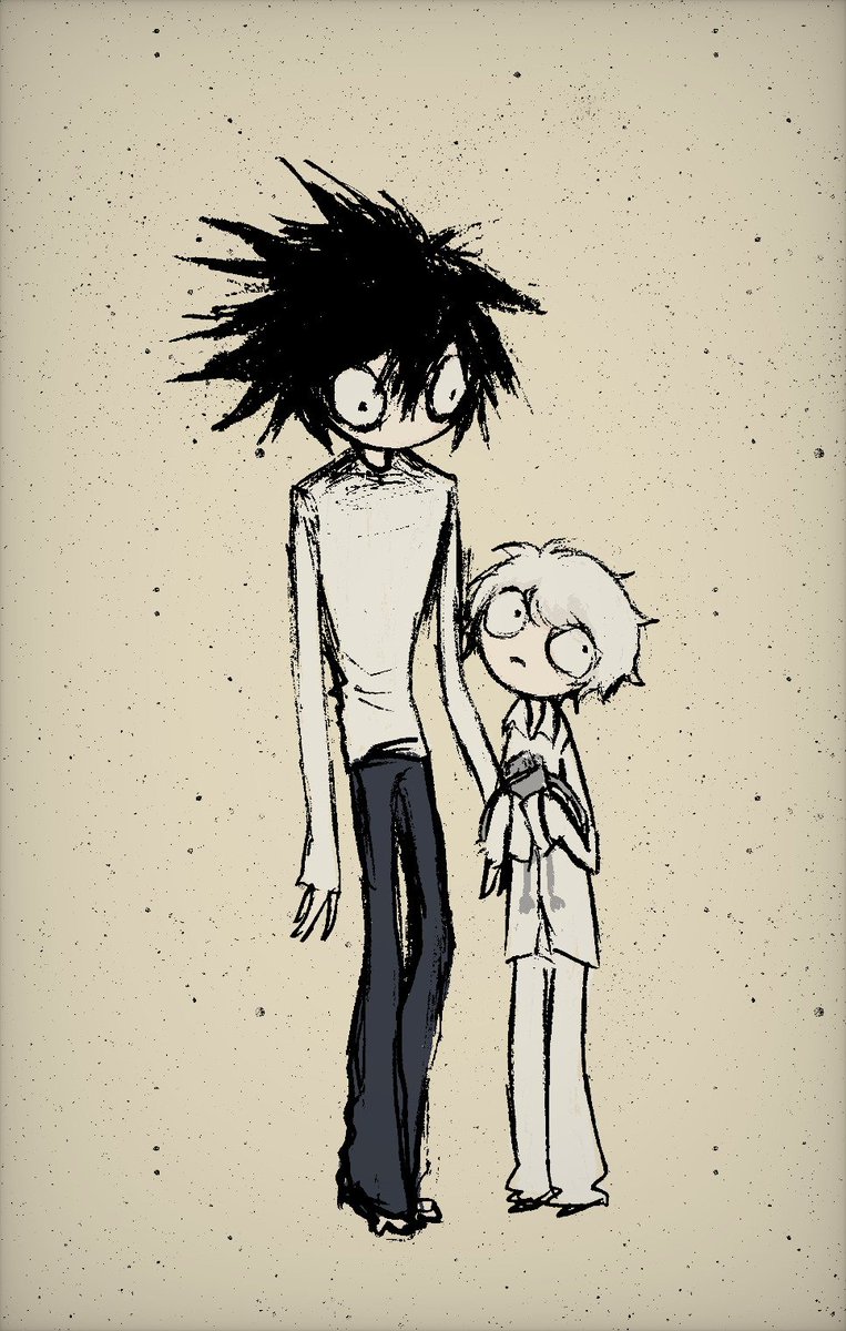 FoxTS287962's tweet photo. L&amp;N

#Llawliet #creepycute #darkart #macabre https://t.co/xmK9epSdpT
