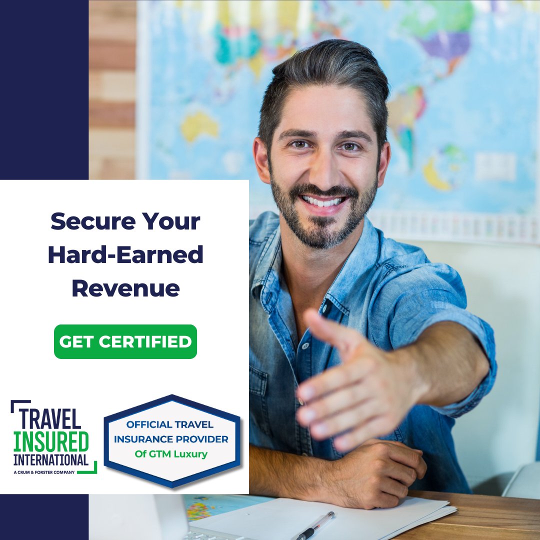 GTMElite's tweet photo. High-value bookings carry risk. Our partnership is designed to protect your revenue from unforeseen cancellations. Focus on your clients with confidence, knowing your commission is secure.
#TravelProtection #TravelInsuredInternational 
https://t.co/gjYeKBxFn5
#Sponsored https://t.co/CgpnNJTeIM