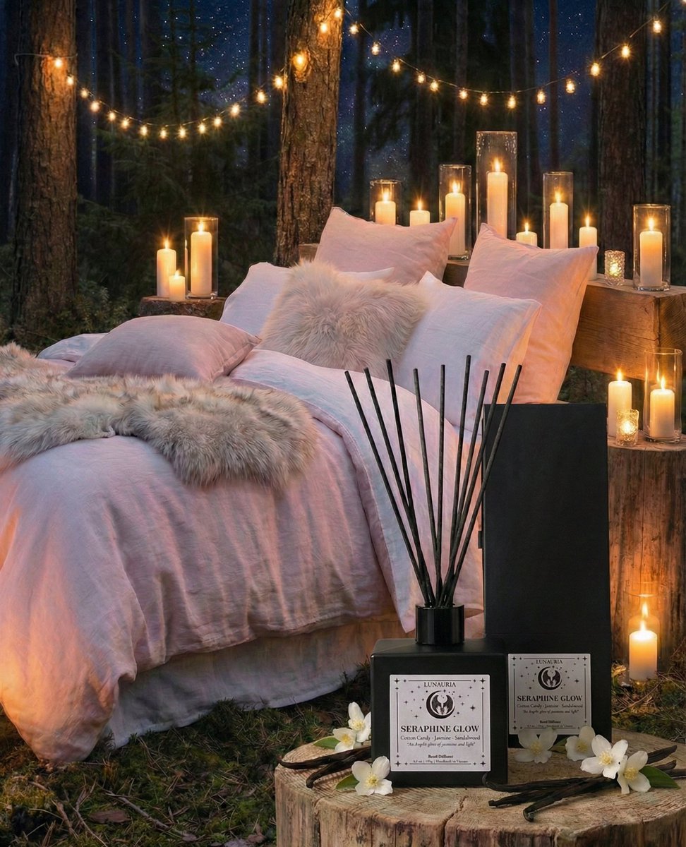 Introducing Lunauria Reed Diffusers

Each diffuser is blended with premium fragrance oils and designed for long-lasting, low-maintenance scent. The minimalist glass vessels pair with natural reeds for a clean, modern look.

A range of signature scents and seasonal blends is now