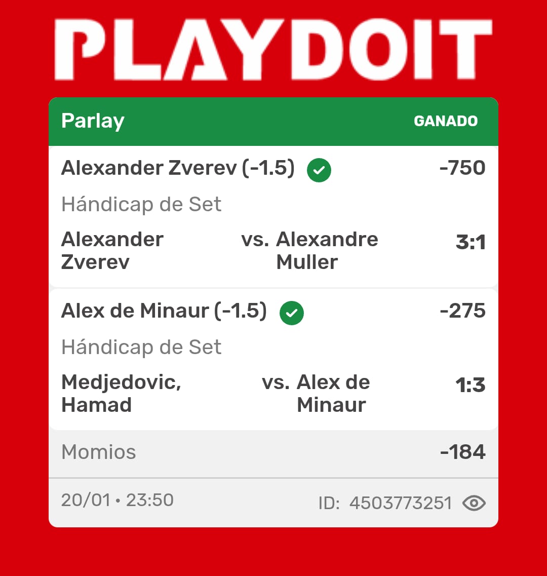 DobleRpicks's tweet photo. Despertamos con la sorpresa que cerramos el dia 4-1 gracias al #AustraliaOpen y la #NBA https://t.co/aDKZRXvD9A