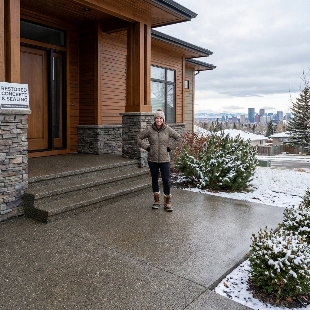 GlossWorksAB's tweet photo. Step into a safer, more beautiful entryway with expert concrete restoration &amp; repair. Enhance curb appeal and property value with durable solutions. Discover more: https://t.co/lJkAt9QRCJ #Calgary #ConcreteRestoration #HomeImprovement https://t.co/eBmstyPSye