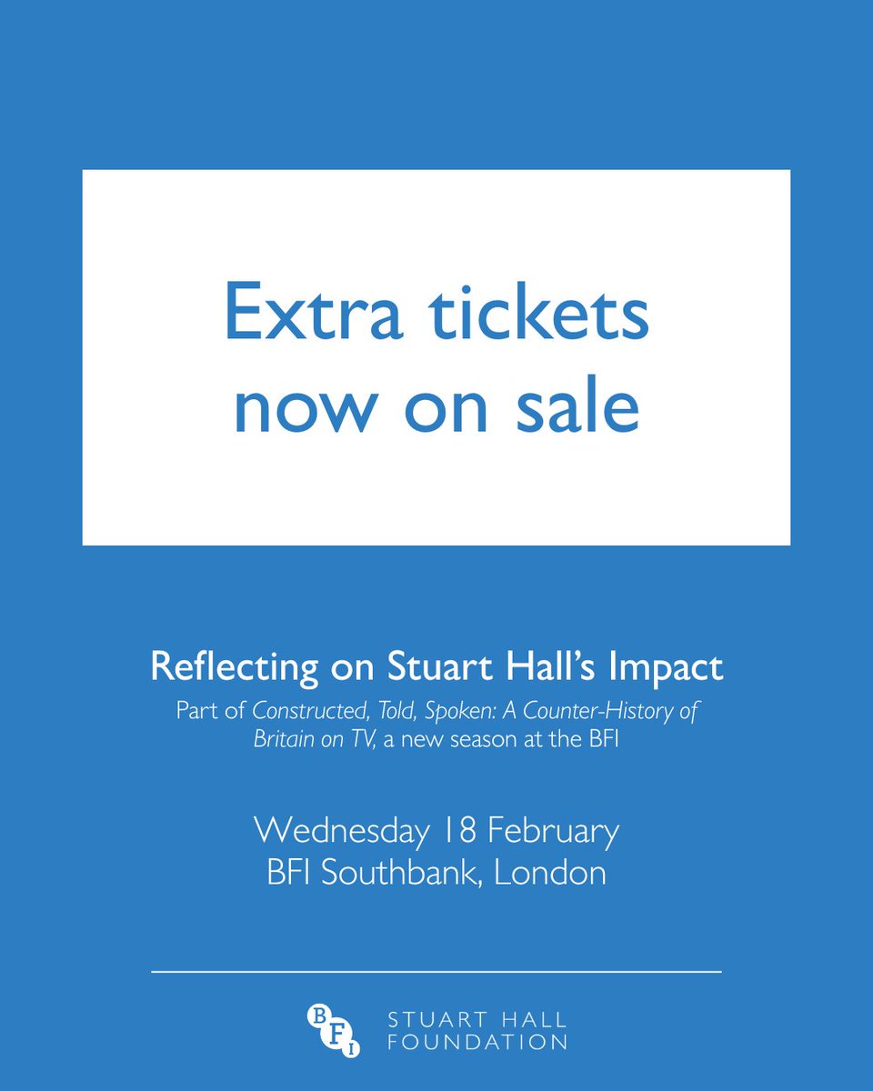The Stuart Hall Foundation tweet media