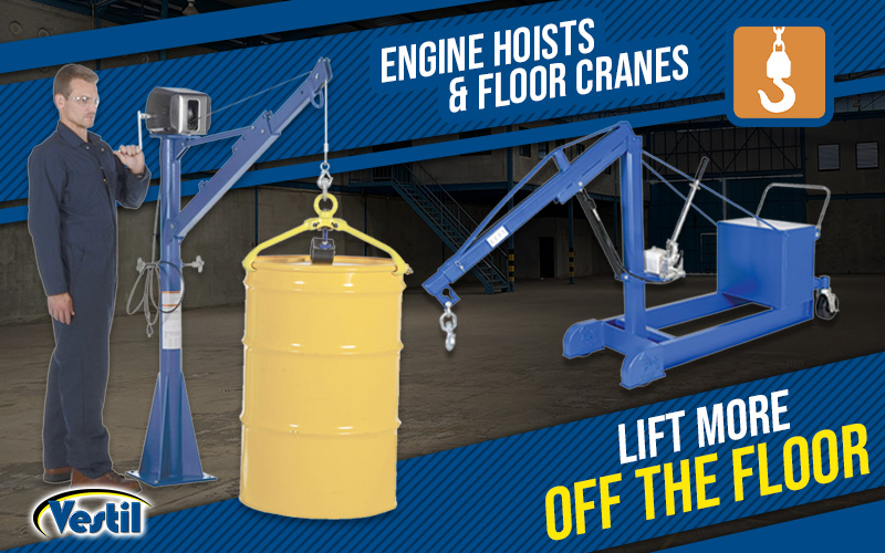 vestilmfg's tweet photo. Make lifting a cinch with #Vestilmfg’s Engine Hoists and Floor Cranes! Reduce physical strain, increase productivity, and lift more off the floor. From portable and electric solutions, #WeveGotIt! 

🔗https://t.co/5hIBzFPyKR

#productivity #industrial #ergonomic #materialhandling https://t.co/5X1xqV7X3O