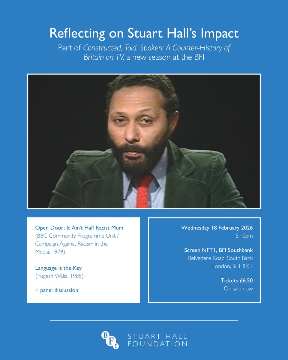 The Stuart Hall Foundation tweet media