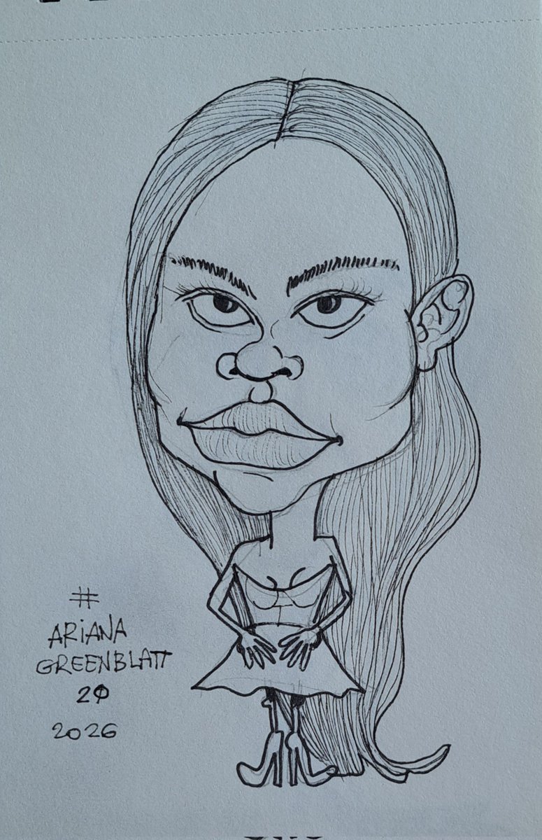 20 #ArianaGreenblatt #caricatureresolution2026