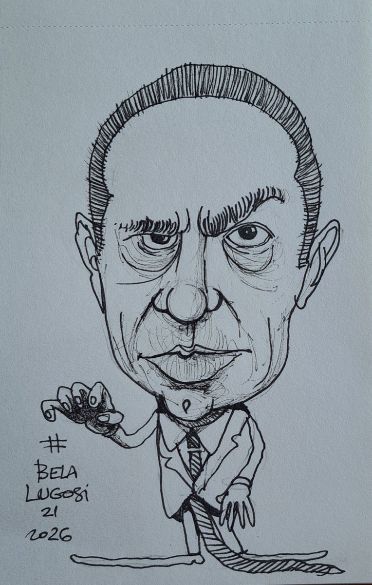 21 #BelaLugosi #caricatureresolution2026