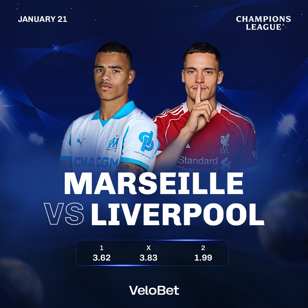 🎁 GIVEAWAY | 🔵 Marseille vs 🔴 Liverpool ⚽

Who will WIN the match?

🎁 Prizes:
• $20 Bonus Balance &amp; 20 Free Spins

👉 How to enter:

• Comment MARSEILLE or LIVERPOOL
• Like and share 

🎯 2 winners will be randomly selected from the correct answers
❗ One comment per user