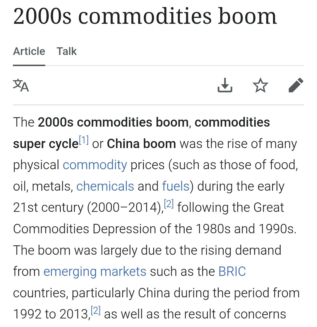 zhil_arf's tweet image. Pada tahun 2000an, terjadi peristiwa geopolitik raksasa yang tak diajarkan di sekolah.

Peristiwa itu adalah Commodity Boom.

Harga jual sawit, batu bara, dll melangit.

Ketika diekspor, uang yang dihasilkan berjumlah ribuan triliun.

Oligarki hari ini terbentuk pada masa itu.