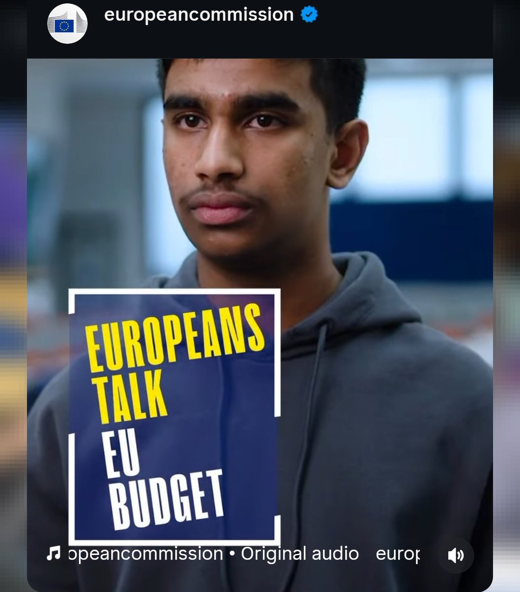 This is the stuff the EU Commission posts on its insta account, they call them "the new Europeans" or something