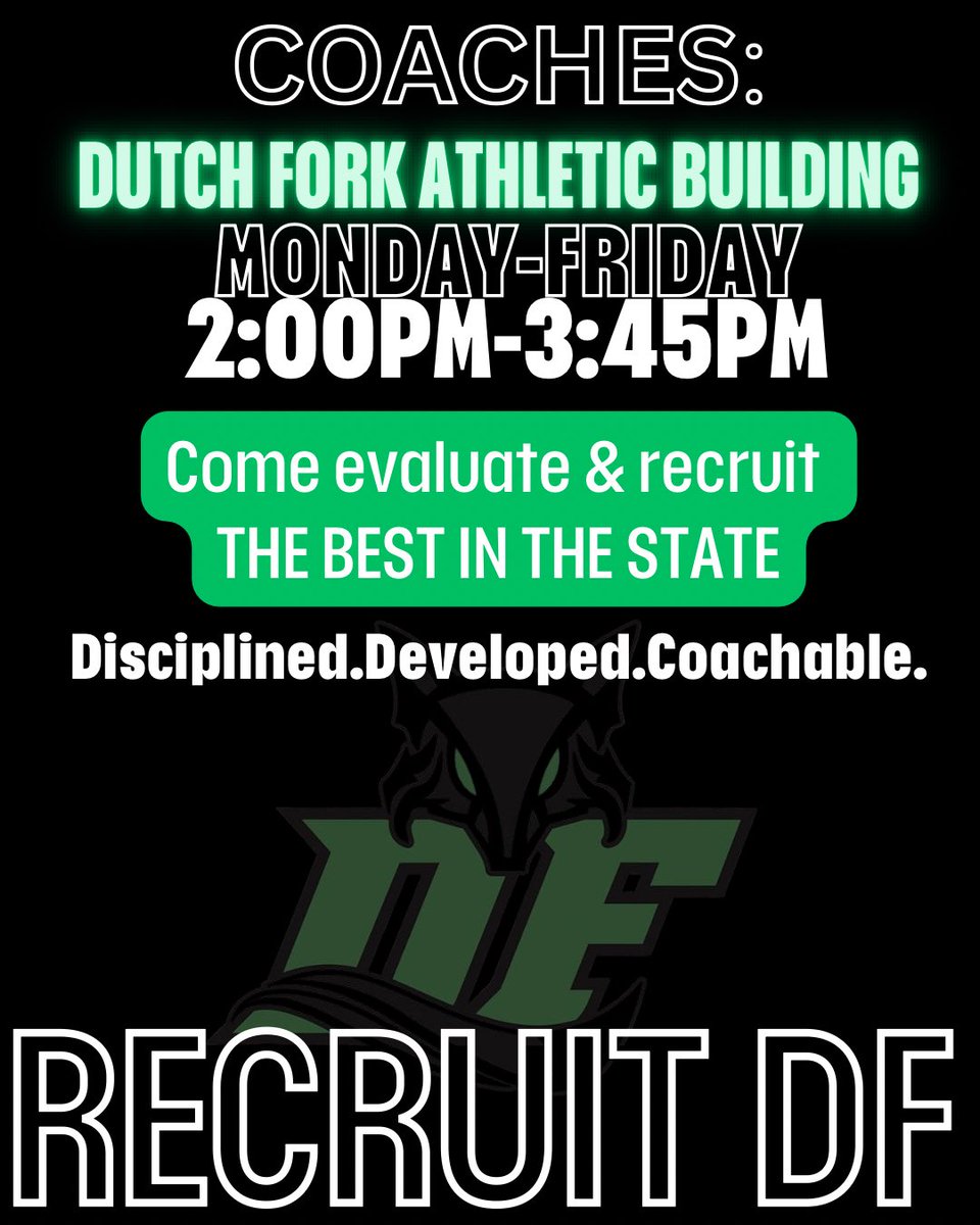Recruit Dutch Fork Football tweet media