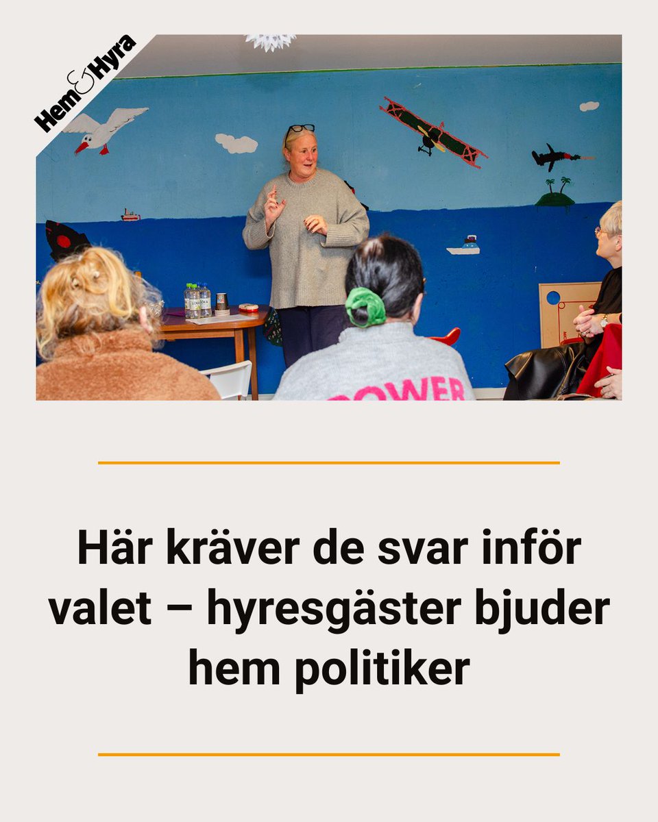 Därför bjuder Catherine Gauffin och hennes grannar på Höjden i Lerum hem sina lokala makthavare. hemhyra.se/nyheter/har-kr… #bopol