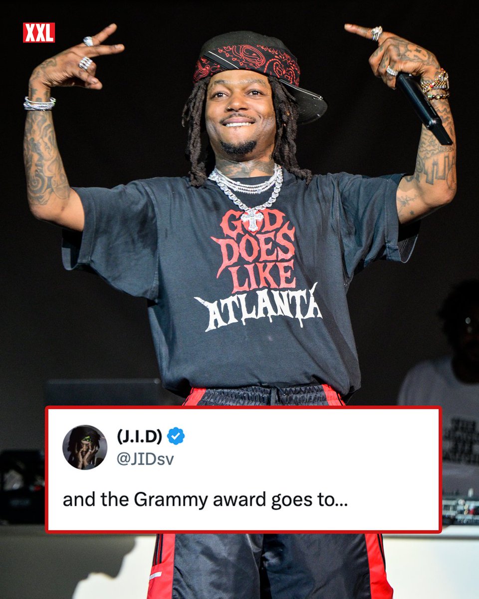 J.I.D is up for Best Rap Album for God Does Like Ugly and Best