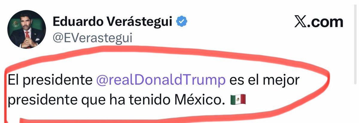 No me queda duda que la épica cromada de <a href="/EVerastegui/">Eduardo Verástegui</a> a TRUMP sin duda lo hará súper popular en México!!! Puaf