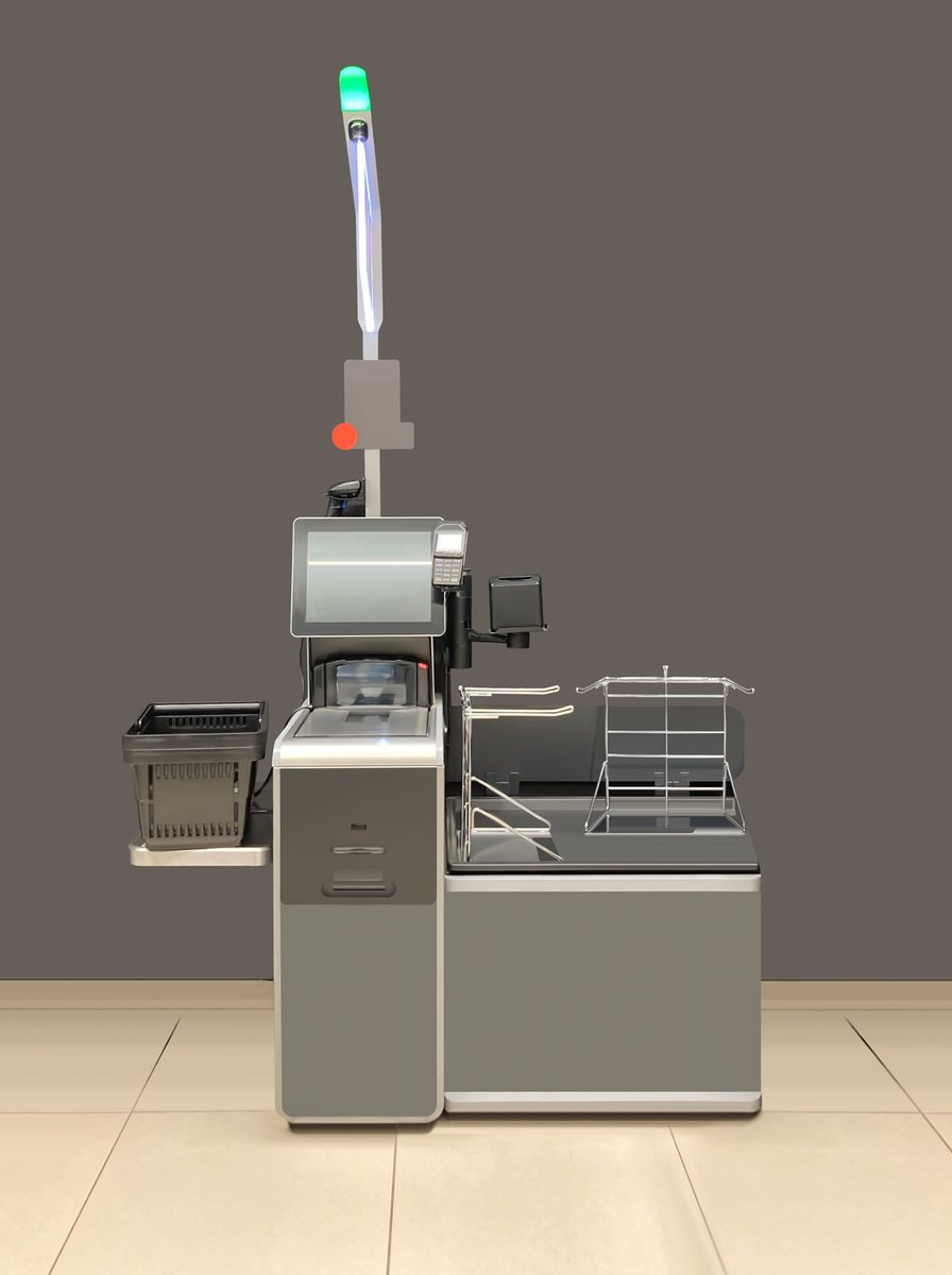 whatsontheshel1's tweet image. Supermarket checkout area with a self-checkout machine, cashier counter, barcode scanner, and shelves stocked with small retail items behind.

istockphoto.com/portfolio/Pand…

#supermarket #checkout #selfcheckout #retaildesign #grocerystore #pointofsale #gettyimages #istockphoto