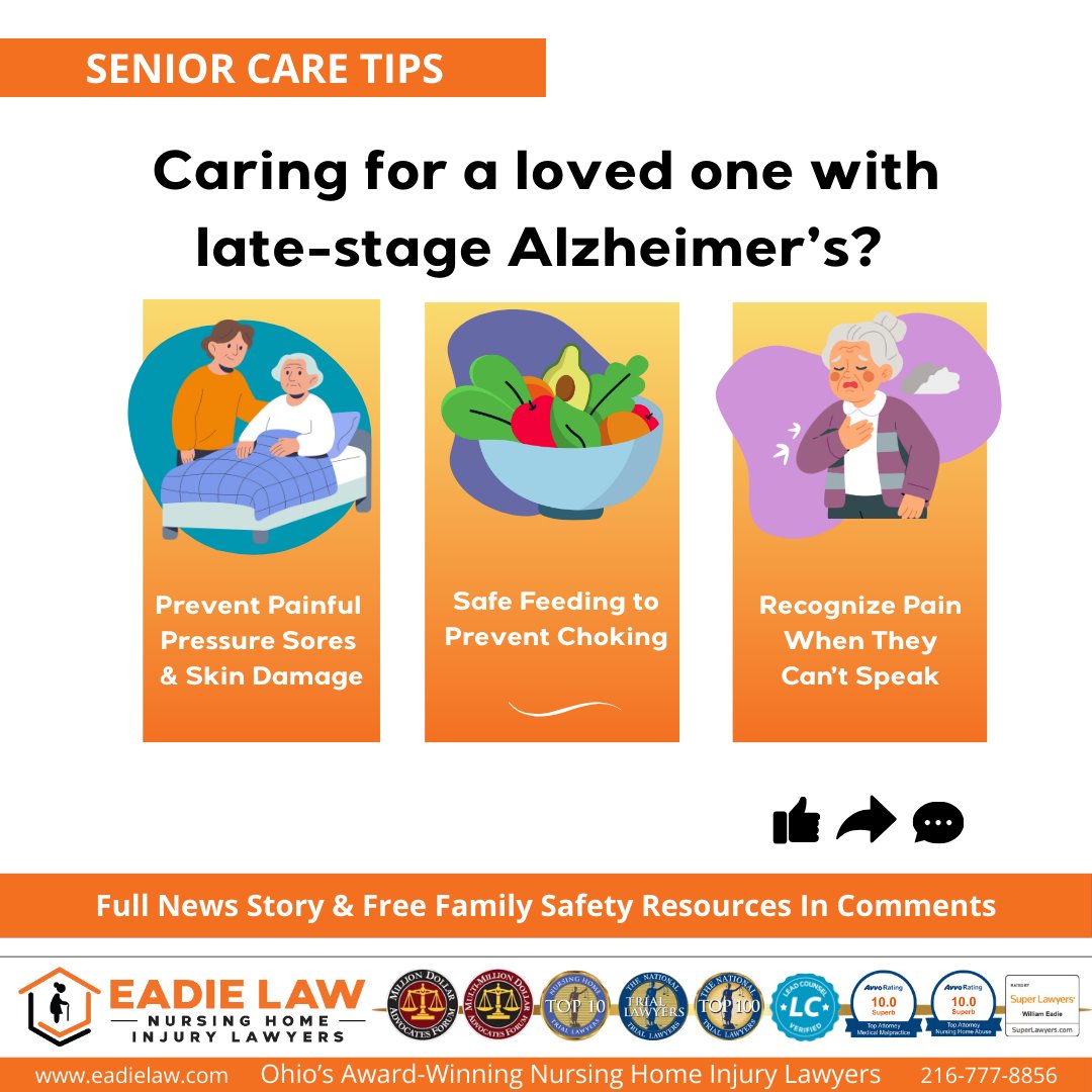 Whether in a facility or at home, caring for a loved one with late-stage Alzheimer's is challenging. This vital guide from the National Institute on Aging outlines caregiver tips to prevent choking, painful pressure sores, and decline.

#AlzheimersCare #DementiaCare