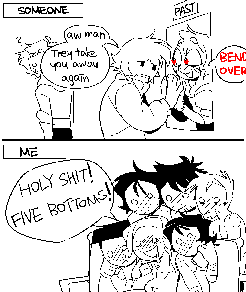 #MDHM #MyDearHatchetMan
i wanted to do this meme after Stu's new version hhehe