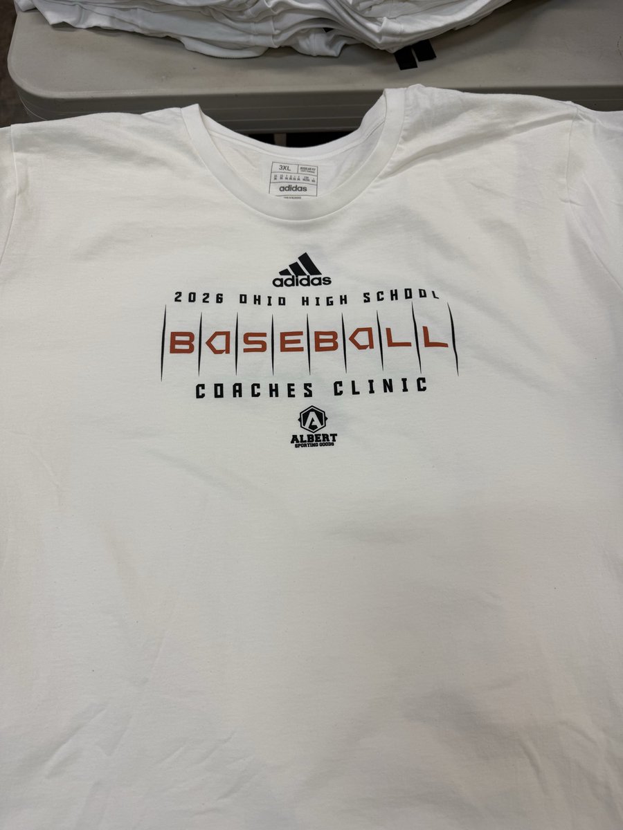 Lancer_BASE's tweet photo. @OHSBCAwebmaster clinic starts tomorrow! Be sure to stop by @Albert_Sporting booth and see Zach for your upcoming needs this Spring. Might even walk away with a sweet looking t shirt! https://t.co/TqV6KD5ILT