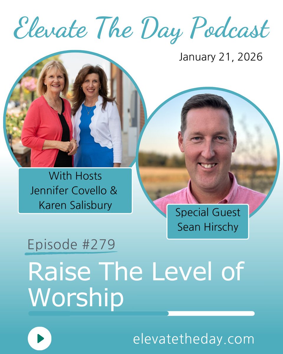 Our latest Elevate the Day podcast episode featuring Sean Hirschy will shift how you see worship, not as a performance, but as a daily response to God’s goodness. Watch or listen now: youtu.be/E2sAHO05St0
Grab Sean’s book at:raisethelevelofworship.com