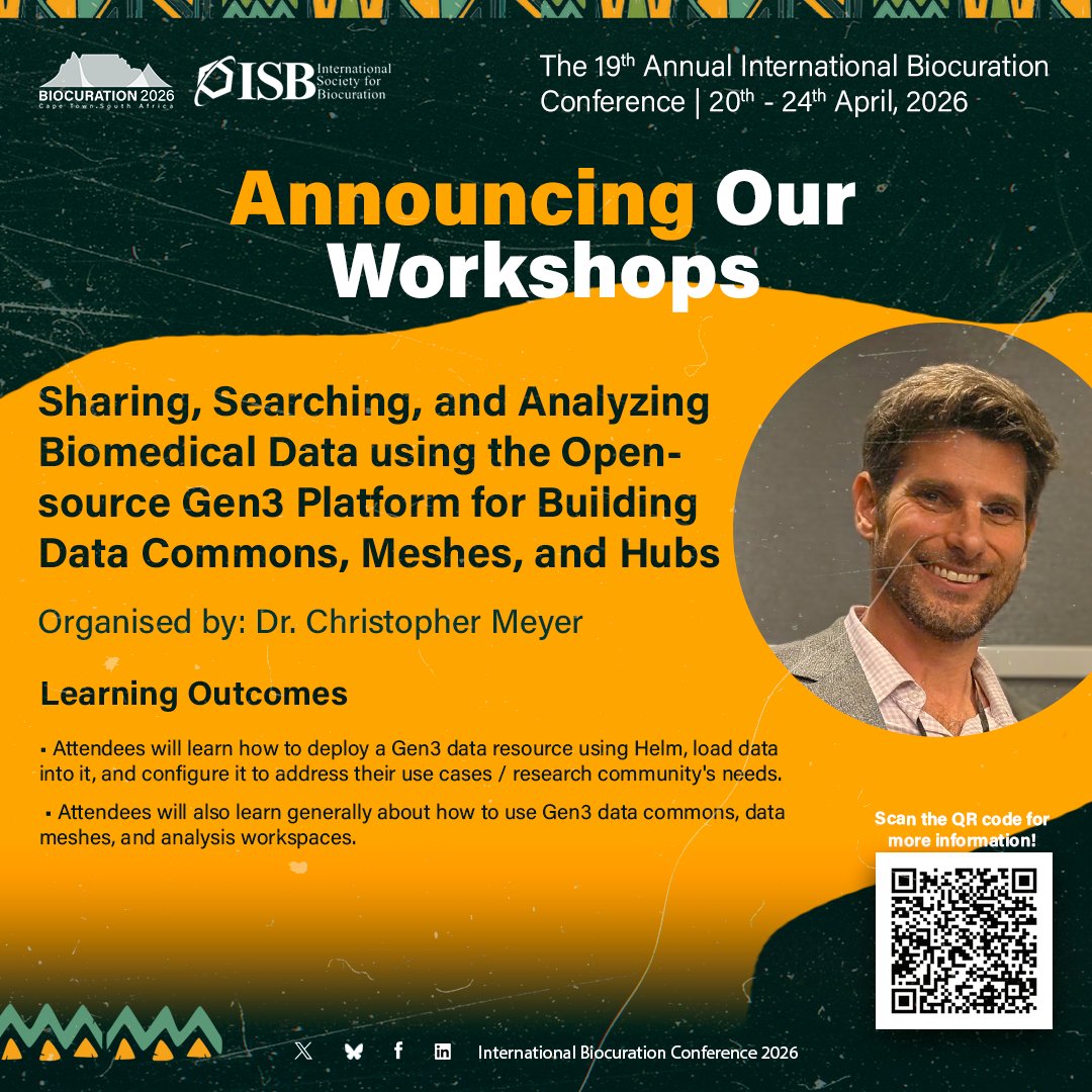 International Biocuration Conference 2026 tweet media