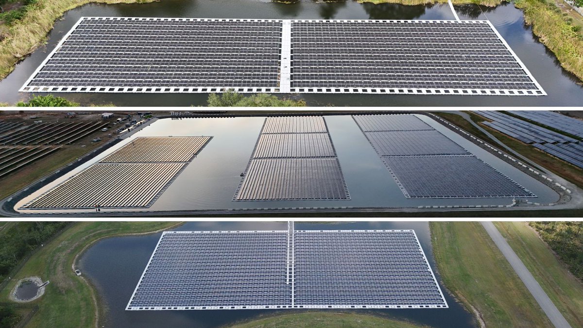 D3EnergyLLC's tweet photo. Floating solar has entered its operational era.

Less speculation. More performance.

#FloatingSolar #CleanEnergy https://t.co/DhOcVXLmem