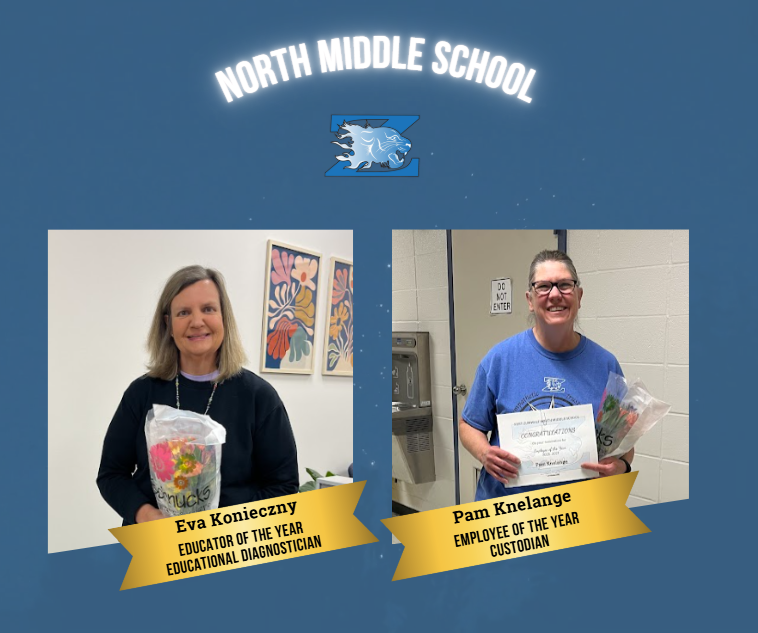 fznmscougars's tweet photo. Congratulations to Eva Konieczny for winning Educator of the Year and Pam Knelange for winning Employee of the Year!!! https://t.co/K2jYnX6eEB