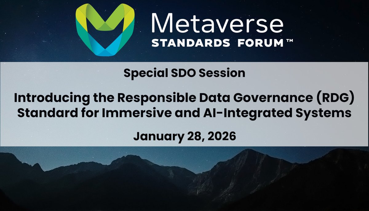 Metaverse Standards Forum tweet media