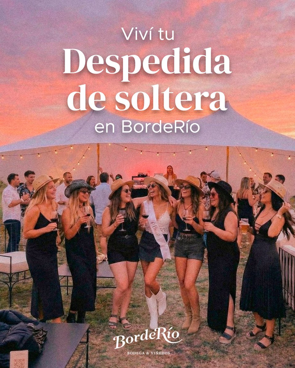 Team Bride en acción👰🏻💍
La despedida perfecta no nace en el grupo de WhatsApp...
Nace cuando una amiga entra a la web y reserva 😏🍷.
En BordeRío nos ocupamos de TODO.
Vos quedá como leyenda del grupo.
👉 Reservá online en borderio.com y dejá que la magia suceda💫.