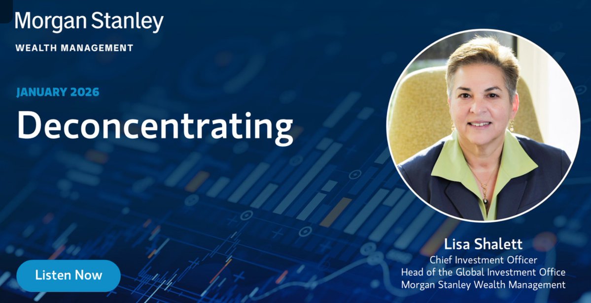 LaShellLentzMS's tweet image. The US equity market appears to be broadening out from the small group of companies that have dominated performance for three years. What does it mean for investors in 2026? livesocial.seismic.com/thB8sM