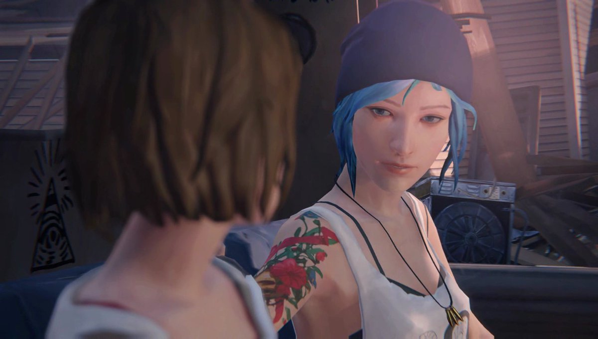 sapphicslike's tweet image. max and chloe from life is strange