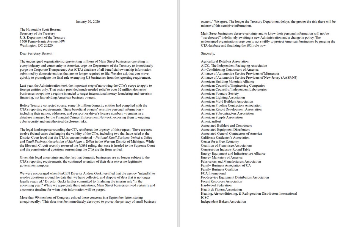 The Coalition Of Franchisee Associations tweet media