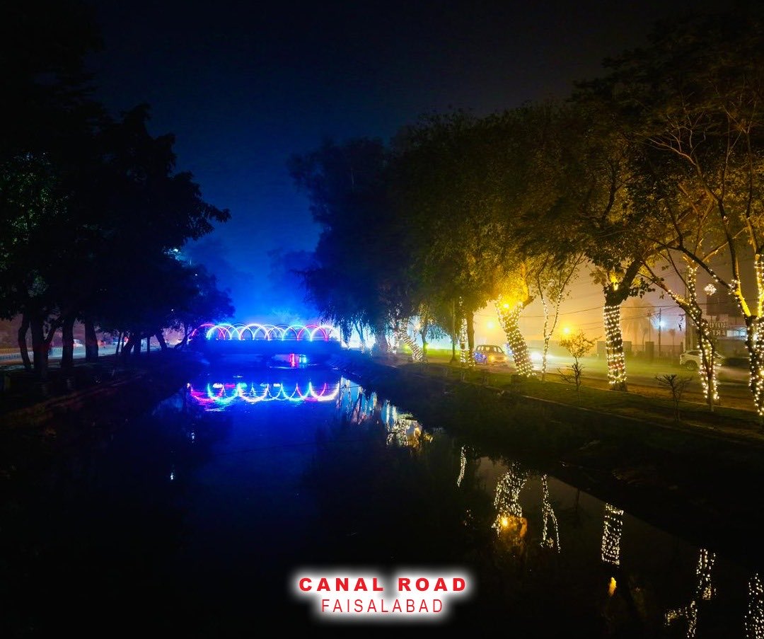 MaryamNSharif's tweet photo. Canal road, Faisalabad 🩷 https://t.co/Uavepst2S7
