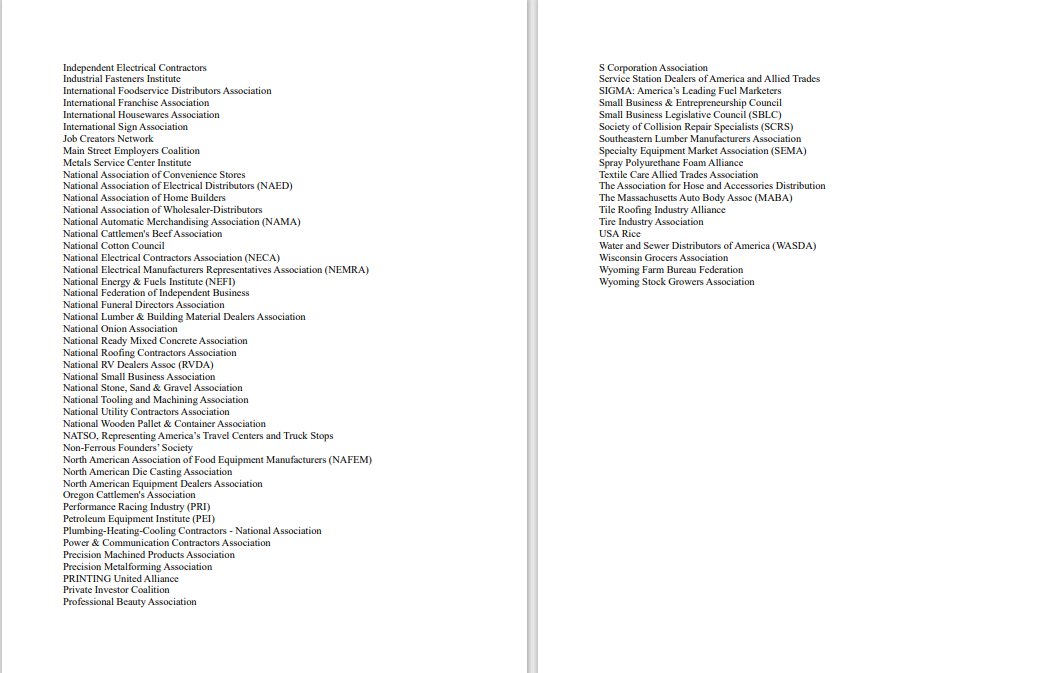 The Coalition Of Franchisee Associations tweet media