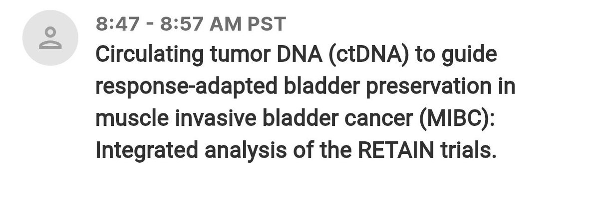 Bladder cancer agenda ASCO GU #GU26 ctDNA in MIBC highlights. Updates from IM011 (atezo vs placebo in +ves and surveillance in -ves) what can we learn from ct DNA monitoring/levels (MTM) (rather than just +ve or -ve)? NIAGARA (periopertive durvalumab) explores the values of