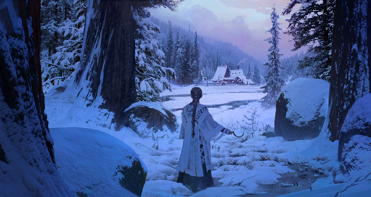 80Level's tweet photo. Gabriel Nagypal talked about how he created the Frozen Chalet environment.

He shared the tools he used to model the chalet, how he set up the lighting, and how he achieved the eerie but beautiful aspect of Slavic folklore: https://t.co/Wz97HNlgW2 https://t.co/iqgbCUjobi