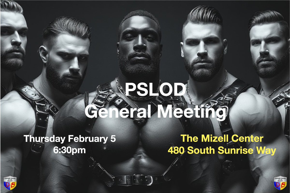 Palm Springs Leather Order of the Desert tweet media