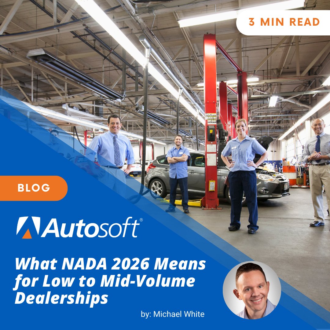 NADA 2026 is shaping up to be a pivotal year for low to mid-volume dealerships. As an award-winning DMS provider, Autosoft is built to help you run leaner, move faster, and lower expenses in 2026.

hubs.li/Q03_DVh40

#NADA2026 #DMS #Autosoft #FranchiseExpert