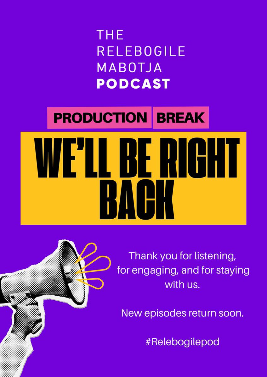 The Relebogile Mabotja Podcast tweet media