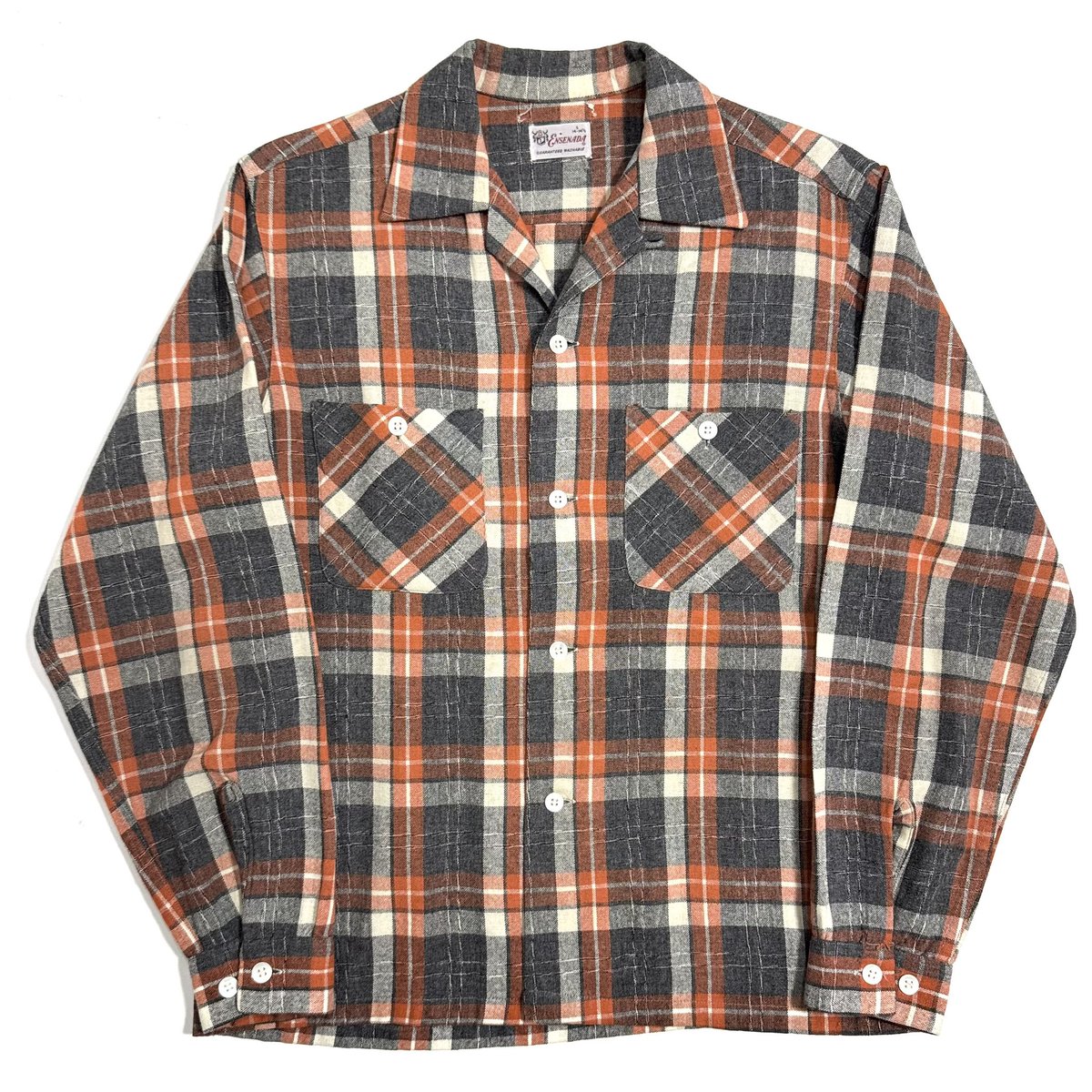 60s ENSENADA WOOL SHIRTです。 サイズ S 肩幅 45cm 身幅 52cm 着丈