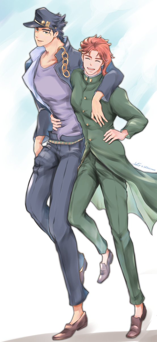 (ポ)承太郎とからんでるとカワイイ顔すんのね
(ジョセ)承太郎、ゴキゲンじゃな
承花