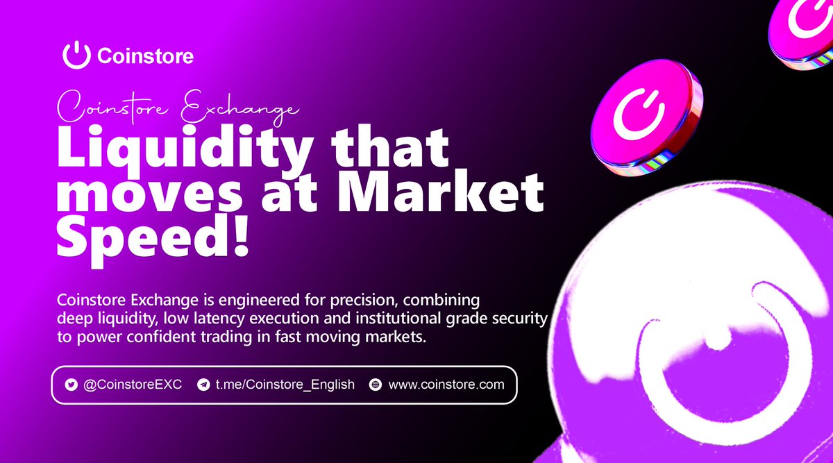 🚀 Got brilliant innovations but struggling with liquidity? 

<a href="/CoinstoreExc/">Coinstore</a>'s got your back! 🌟 Deep liquidity and seamless market access is simply a trading experience!!

Join the movement on Coinstore 🔗h5.coinstore.vip/h5/signup?invi…

#CoinstoreExchange #trading #Liquidity