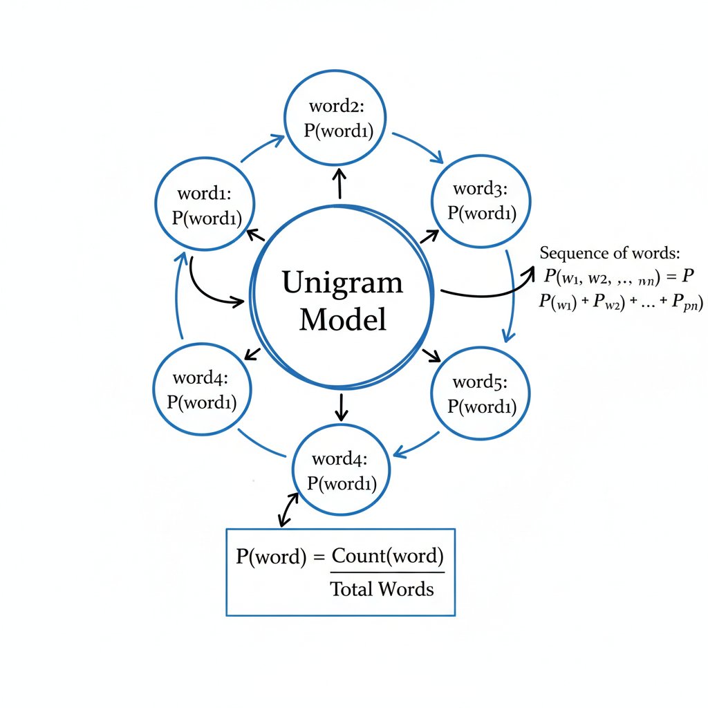 TheEigenNerd's tweet photo. Implementing Unigram Language Model from scratch

• A Unigram Language Model assumes that each word/token appears independently of others.
• The probability of a sentence is the product of individual word probabilities.

Core idea
• Each token has a probability based only on its frequency in the corpus.
• No context or word order is considered.

Advantages
• Very simple and fast.
• Easy to implement and understand.
• Good baseline model.

Disadvantages
• Ignores word order and context.
• Produces unrealistic sentences.
• Low accuracy compared to n-gram or neural models.

Used in
• Basic NLP education.
• Tokenizer training (Unigram LM tokenizer).
• Baseline language modeling experiments.

source code: https://t.co/y1fctpHHfv