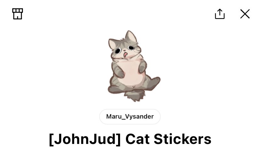 d18iusidx's tweet image. ₍ᵔ·͈༝·͈ᵔ₎🐈สุ่มแจก Johnjud cat สติกเกอร์ไลน์🐾

ꕀ สุ่มจาก “รีทวิต”❤️จำนวน 20 ท่าน ꕀ

‧⁺◟꒰ สติกเกอร์จาก @johnjud_cu 🐈‍⬛ ꒱˚ 
นิสิตชมรมสัตวแพทย์ จุฬาฯ เพื่อสวัสดิภาพสัตว์

ᴛɪᴍᴇ : 20:00 (28 มกราคม) 🐾

˗ˏˋ ขออนุญาตยืมแท็กคับ #สติกเกอร์ไลน์ #rov #robloxth ´ˎ˗