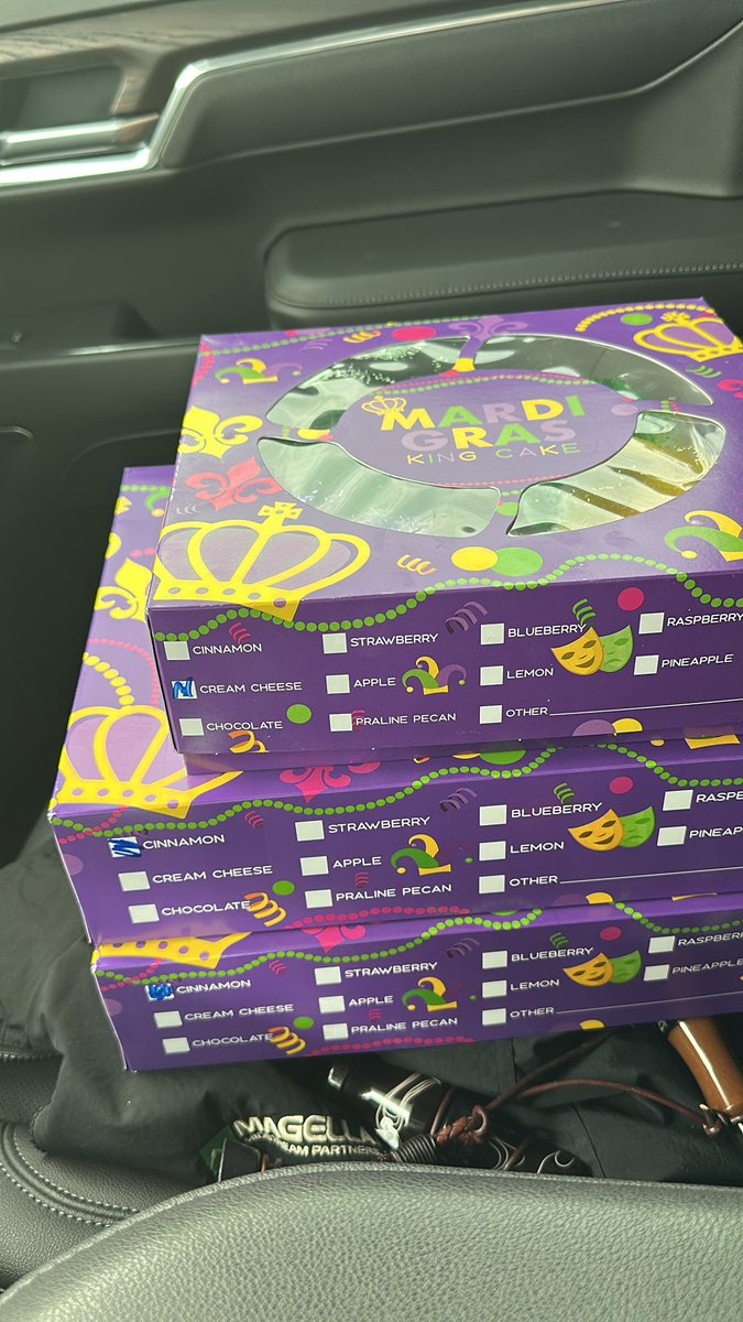 Going on a trip to visit friends out of state this weekend. Gotta make sure they taste Mardi Gras.