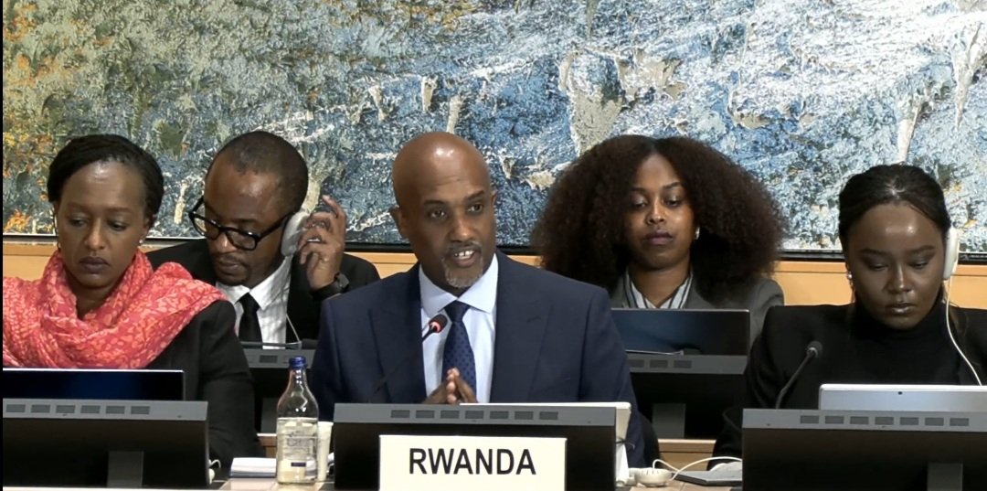 Rwanda_Justice's tweet image. "Rwanda values the Universal Periodic Review not as a forum for rhetoric, but as a peer-review tool for equality, dialogue, and mutual learning, helping states assess progress, identify gaps, strengthen institutions, and deliver better outcomes for people" Min. @eugirashebuja1