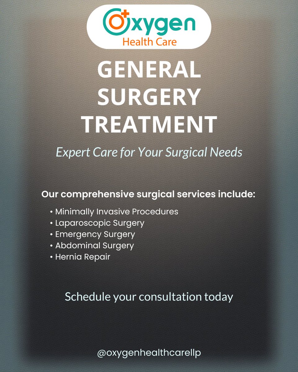 oxygenhealth23's tweet image. General Surgery Treatment
Expert Surgeons | Modern OT | ICU Support
Book Consultation — Insurance Accepted (Cashless)

📞 Call Now: [Your Contact]

#SurgeryCare #GeneralSurgeon #CashlessInsurance #Healthcare