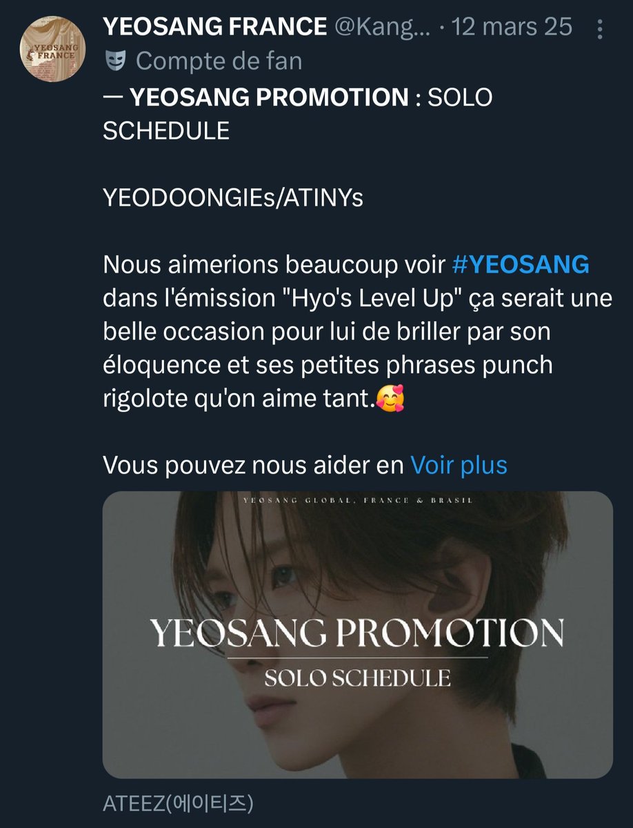 KangYeosangFr's tweet image. 📢 MAUVAIS TRAITEMENT ENVERS YEOSANG 

Nous sommes que le 20ème jour d'une nouvelle année (avec un nouveau contrat) et nous avons déjà obtenu deux "erreurs" de la part de KQ envers YEOSANG.

1. Anniversaire manquant sur le calendrier toktoq 
2. Mauvais tag sur Facebook

Mais…
