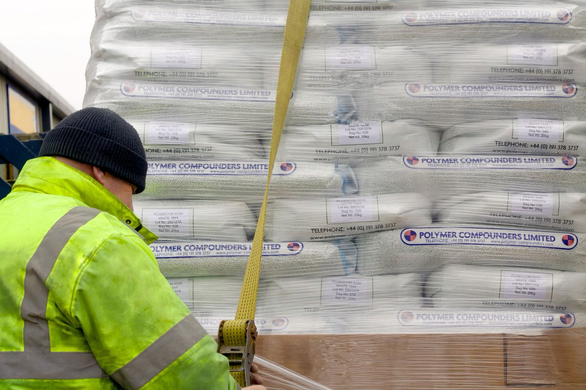 polymers_durham's tweet photo. Another shipment of custom-engineered compounds is going out the door. 

Made to spec, made with care. 🫶 

💪 hashtag#PolymerPower hashtag#UKManufacturing hashtag#pcabs hashtag#thermoplastic https://t.co/IskivECD6I